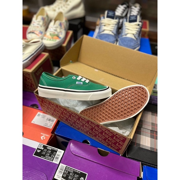 Giày thể thao Vans_clasic xanh lá cao cấp sẵn fullbox