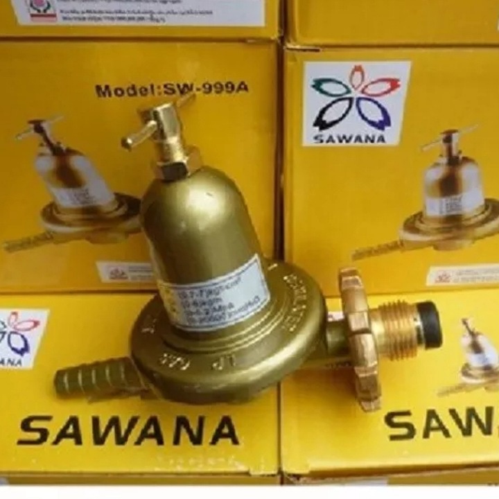 Combo Bộ Van Dây Bếp Ga Công Nghiệp Điều Áp Chống Cháy Nổ Sawana SW -999A