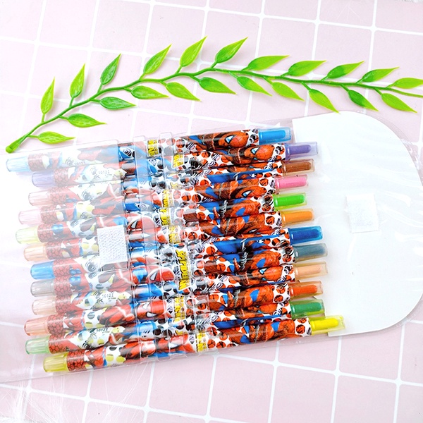 Sáp Vặn 12 Màu Dài Rolling Crayon 12 Màu