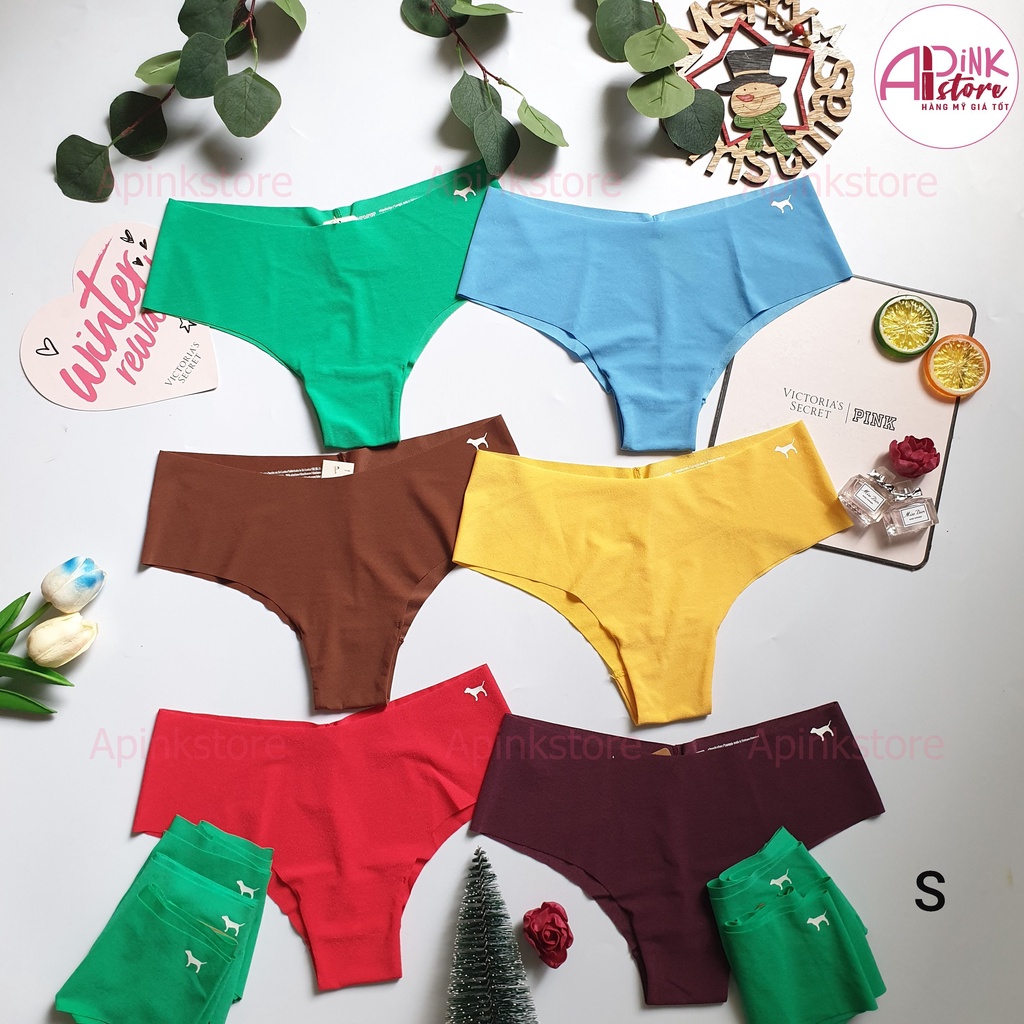 Quần lót Victoria Secret PINK ko viền ( from nửa mông ) - Quần Victoria Secret săn sale giá rẻ