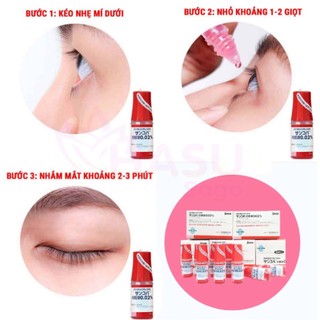 [Hộp 10 Chai] Nhỏ Mắt Sancoba Nhật Bản 5ml