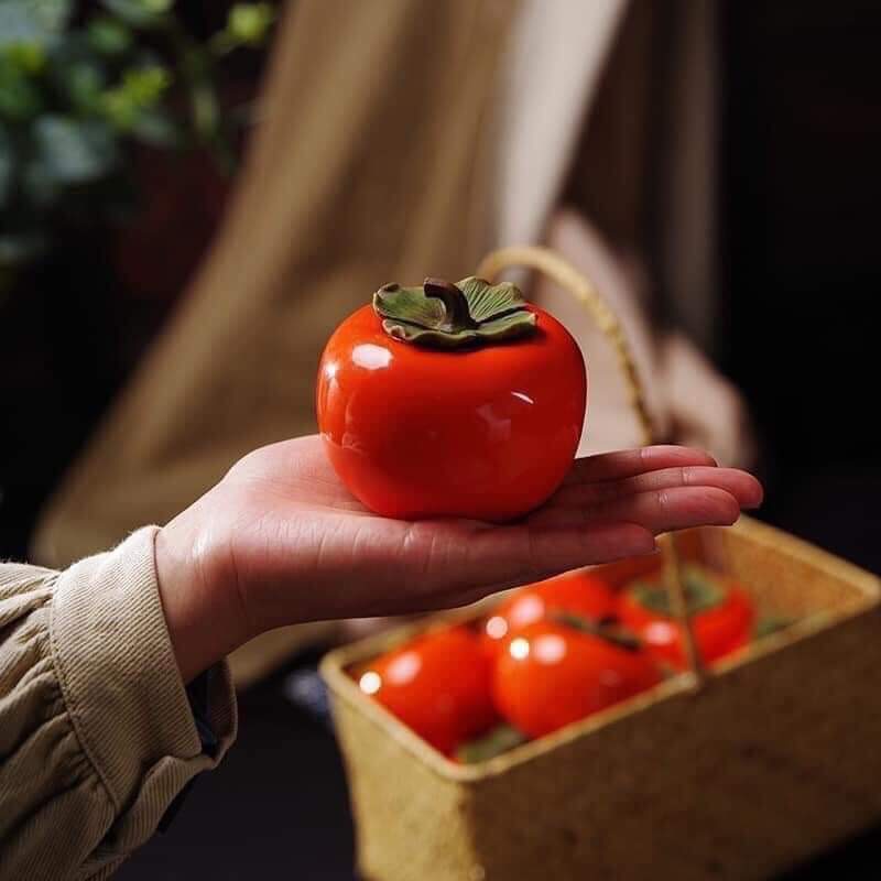 Hũ đựng trà, gia vị...hình quả hồng