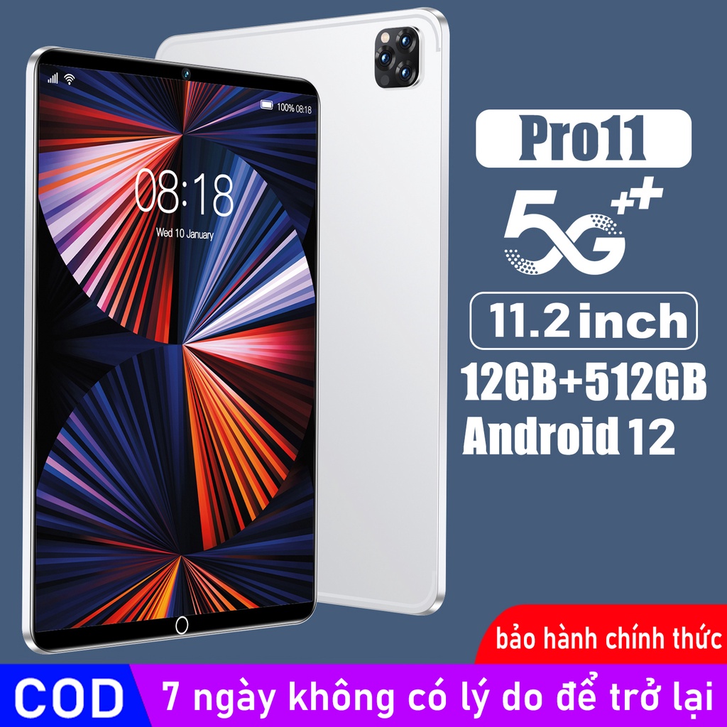 Máy tính bảng HP mới 12GB+512GB 11.2inch pro 11 tab máy tính bảng học văn phòng giải trí giá rẻ R