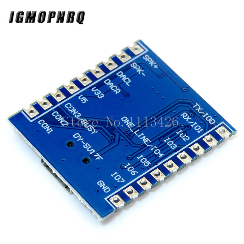 Mô-đun Điều Khiển Giọng Nói MP3 4MB Cổng USB Tải Xuống DY-SV17F