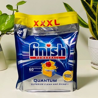 Viên rửa bát Finish Quantum Max Ultimate 100 Viên/ Túi [ Cao cấp - Rửa cực mạnh]