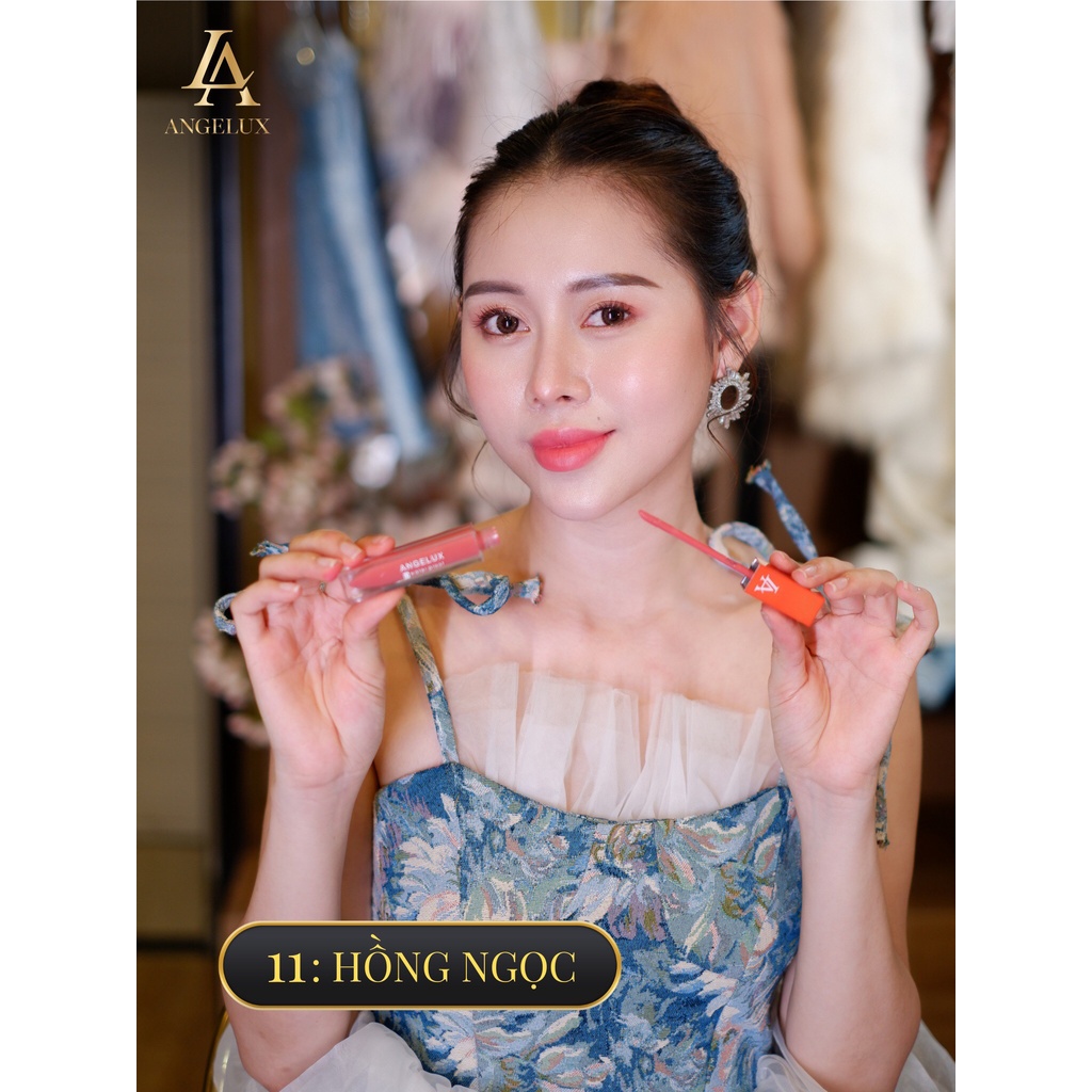 Set son siêu lì ANGELUX chính hãng, Combo son đủ màu hot trend lên màu chuẩn siêu xinh