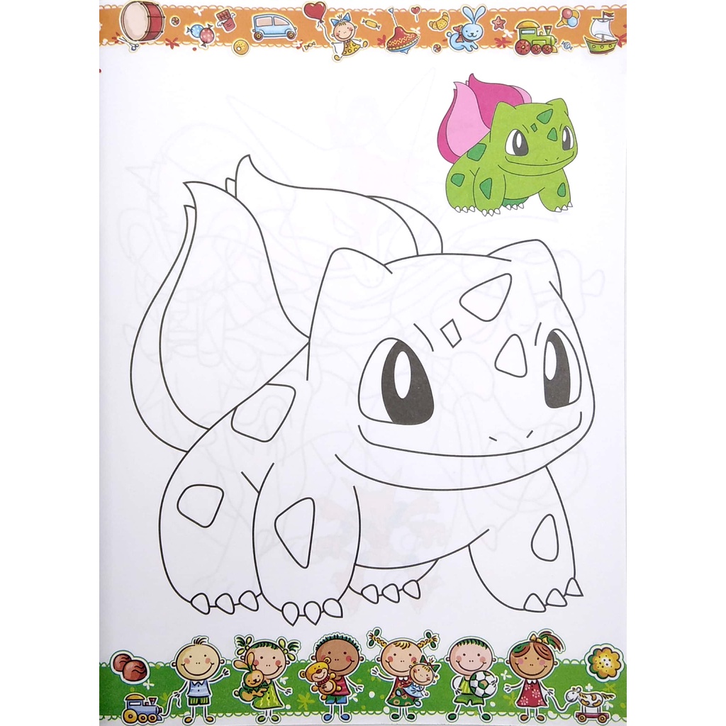 Sách Bé Tô Màu Pokemon - Tập 4