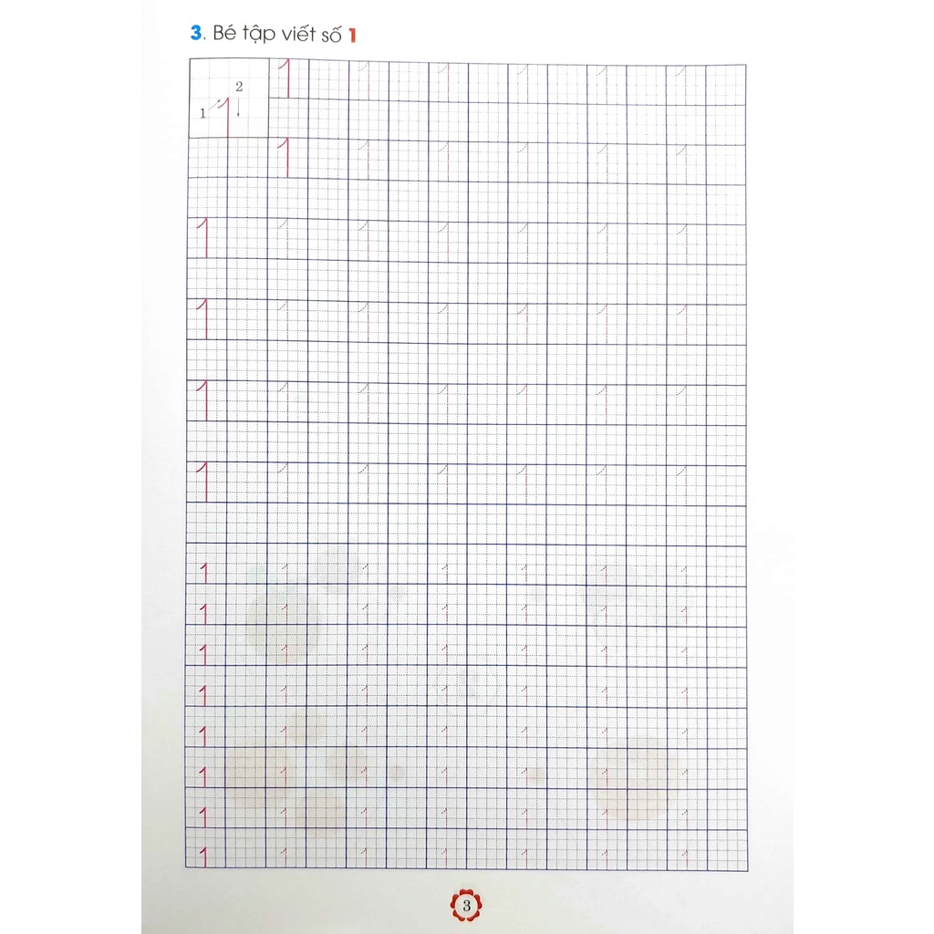 Sách Chuẩn Bị Cho Bé Vào Lớp 1 - Bé Làm Quen Với Chữ Số