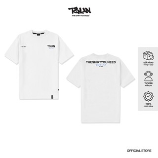 Áo thun TSUN basic - Sig 1 - Trắng - Unisex