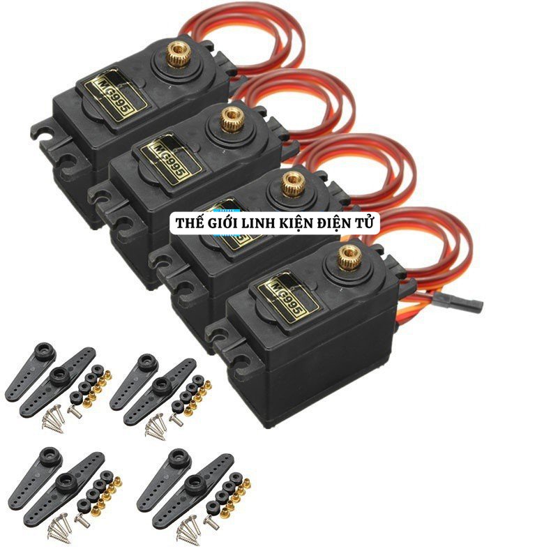 Servo MG995 Nhông Kim Loại 100%