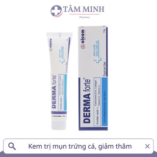 Kem bôi hỗ trợ giảm mụn, thâm mụn derma forte 15g
