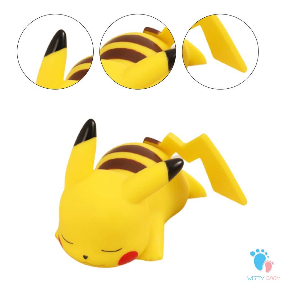 Night Light Creative Cartoon Pikachu Soft Bedroom Bedside Lamp Ornaments Luminous Toys Children's Birthday Gifts