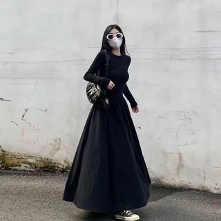 TBS váy thun xoè dài tay