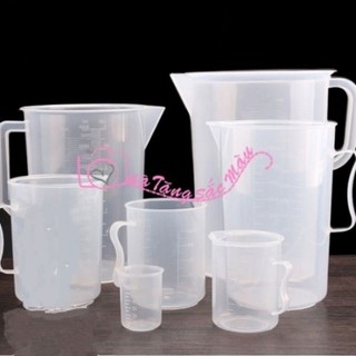 Ca Đong Nhựa Chia Vạch 7 Size 5L 3L 2L 1L 500, 250ml & 100ml