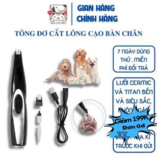 Tông đơ cạo bàn chân chó mèo siêu sắc tiện dụng, cắt sát bề mặt lông bàn chân, tai và mắt  - Đảo Chó Mèo