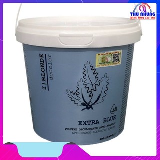 [Elgon Chính hãng] BỘT TẨY XANH ELGON EXTRA BLUE BLEACH DE COLOR ANTI ORANGE Ý CAO CẤP 500G