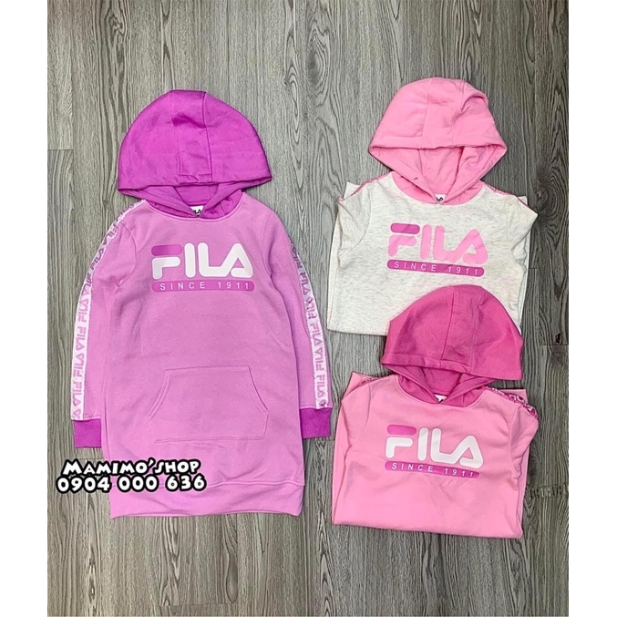 váy bé gái dáng hoodie