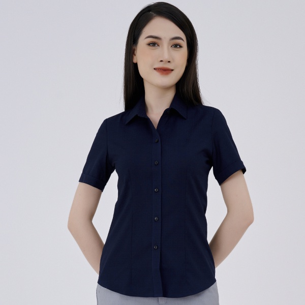 Áo sơ mi Thái Hòa vải giãn họa tiết N9020 - 7 MÀU SẮC