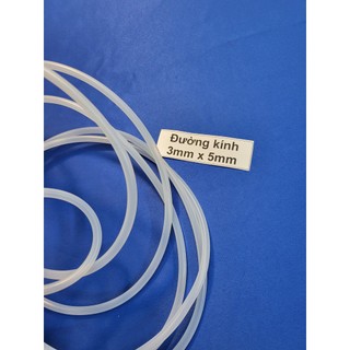 Ống silicon phi 3, kích thước 3x5 mm (đơn giá /1 mét)