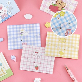 thiệp chúc mừng hình bì thư( 7,5 x 9,5 cm )