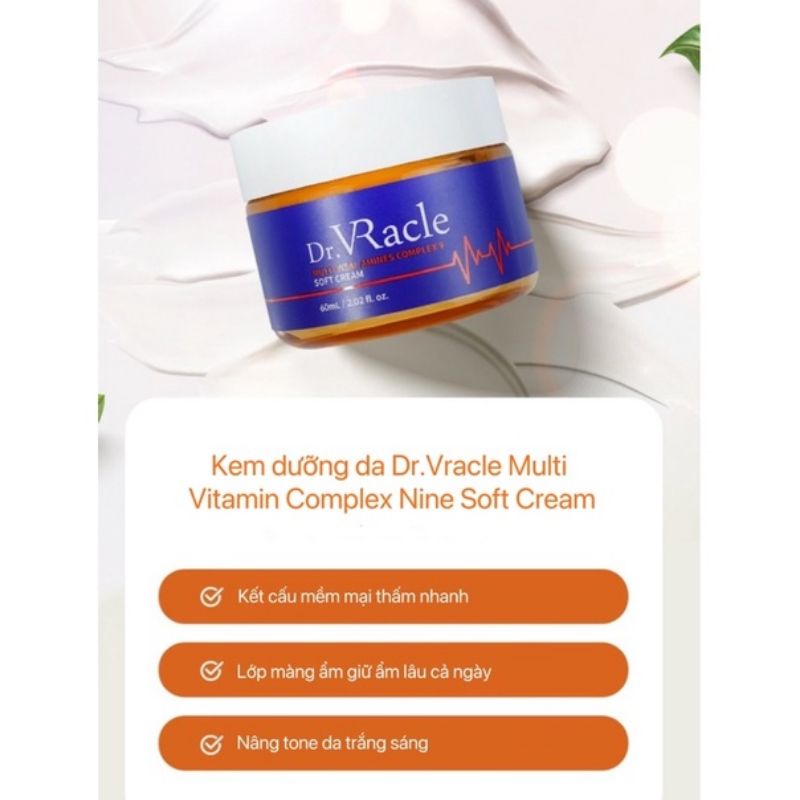 KEM DƯỠNG TRẮNG GIẢM NHĂN DR.VRACLE 60ML