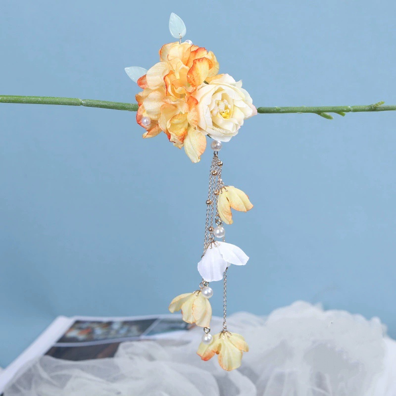 KẸP HOA CÀI TÓC CỔ TRANG CỔ PHONG ĐÍNH KẾT PHONG CÁCH HÁN PHỤC