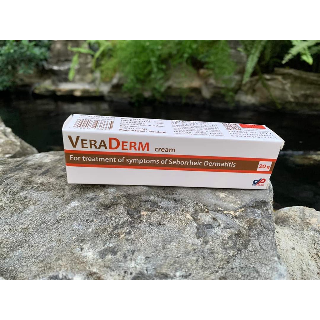 Kem bôi hỗ trợ viêm da tiết bã nhờn VERADERM Dan pharm Tube 60g xuất xứ ISRAEL - POLIPHARM