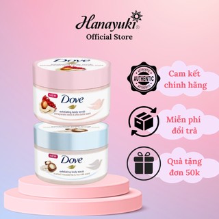 Tẩy da chết dove exfoliating body polish, tẩy tế bào chết body dove toàn thân bản đức 225ml