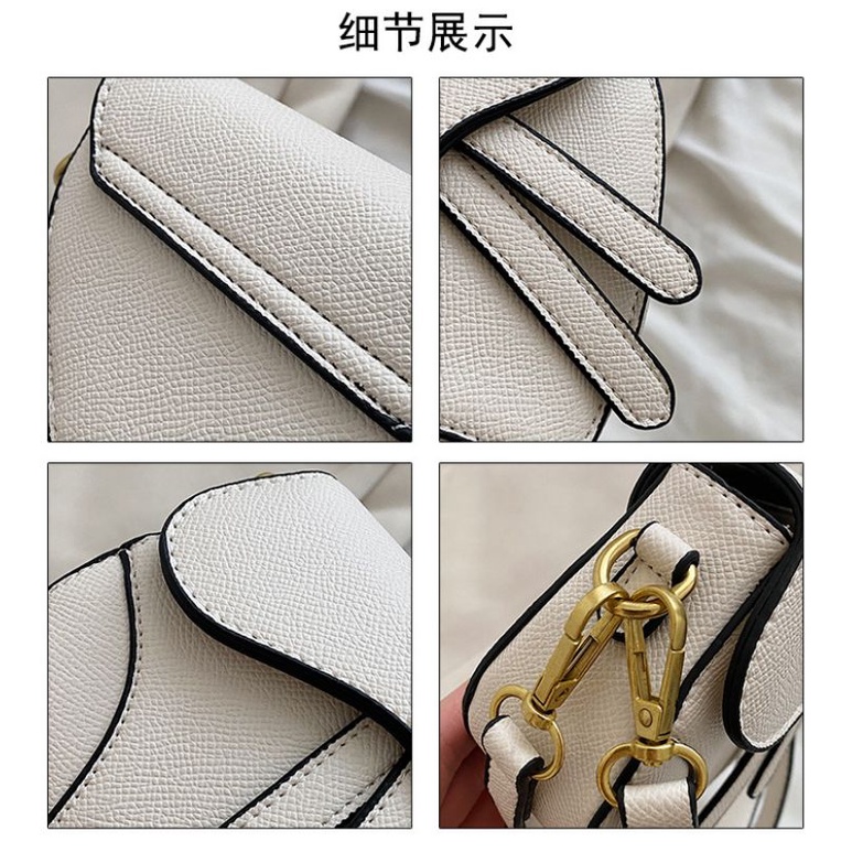 Túi Da Đeo Chéo Mini Nữ, Túi Da Bé Gái Yên Ngựa Thời Trang Trẻ Trung Sành Điệu