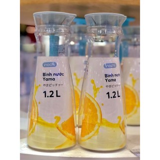 Bình nước yama inochi 1,2l - đựng nước lạnh - nước detox