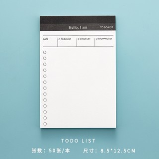 Giấy note To do list - Daily schedule - Checklist