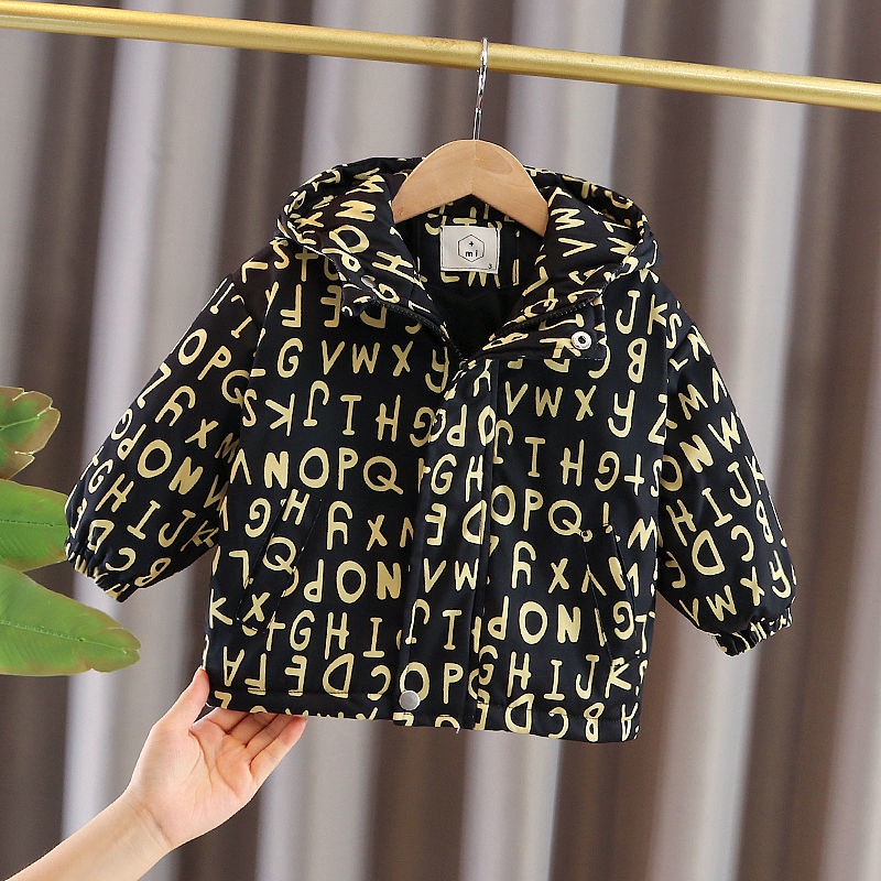 Áo Khoác Đệm Cotton Dày Dặn Phong Cách Thời Trang Mùa Đông Mới 2022 Cho Bé Trai