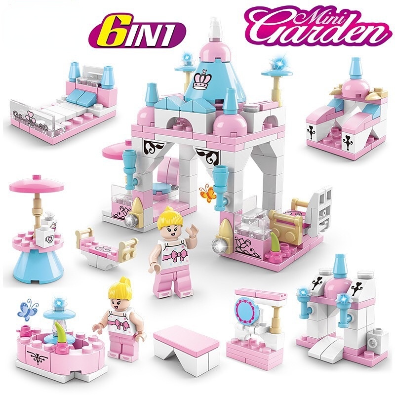 đồ chơi lắp ráp xếp hình LEGO Tòa nhà mô-đun nhỏ BỘ-2 Xe đậu phụ hôi thối (164 CÁI) (1 minifigures) Xây dựng Mô hình Đồ chơi trẻ em bé trai bé gái quà tặng