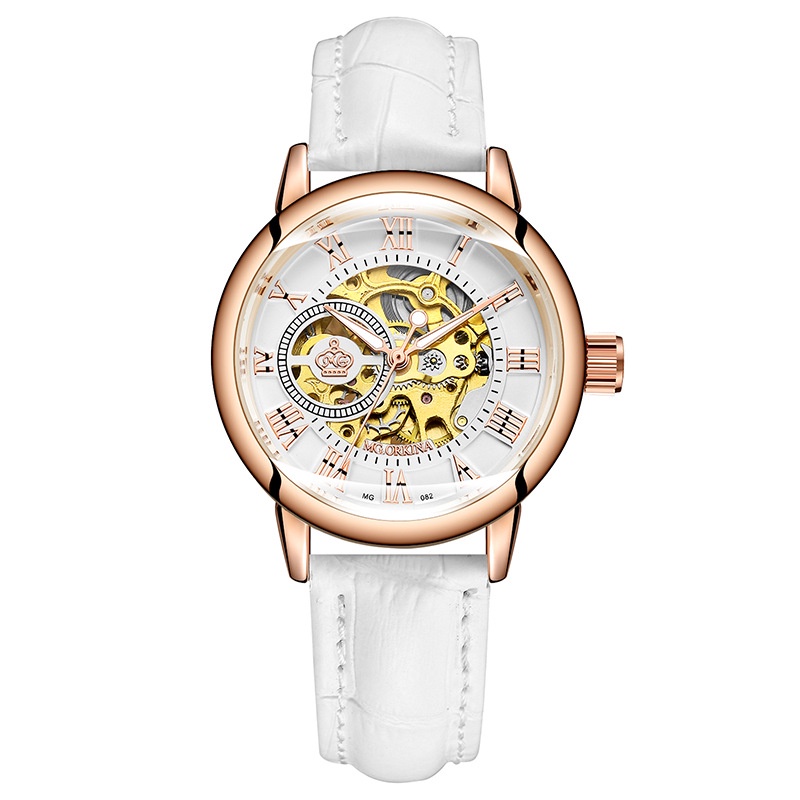 Đồng Hồ Cơ Dây Thép Phong Cách Hàn Quốc Cho Nữ