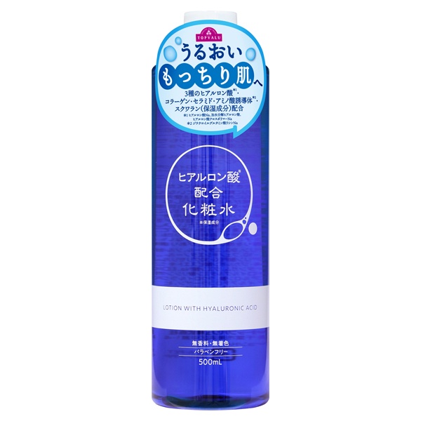 Toner dưỡng ẩm HYALURONIC ACID TOPVALU 500ml Glam Beautique