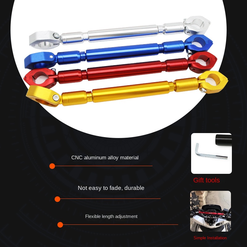 Mới Thanh Giữ Cân Bằng Gắn Tay Lái Xe Máy 22mm Đa Năng
