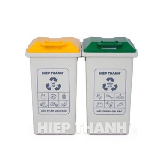 Combo 3 thùng rác phân loại 60l