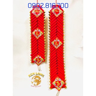 Mô hình 1 dây pháo giấy dài 60cm 85cm trang trí nhà cửa năm mới decor chụp ảnh tết phụ kiện trang trí tết