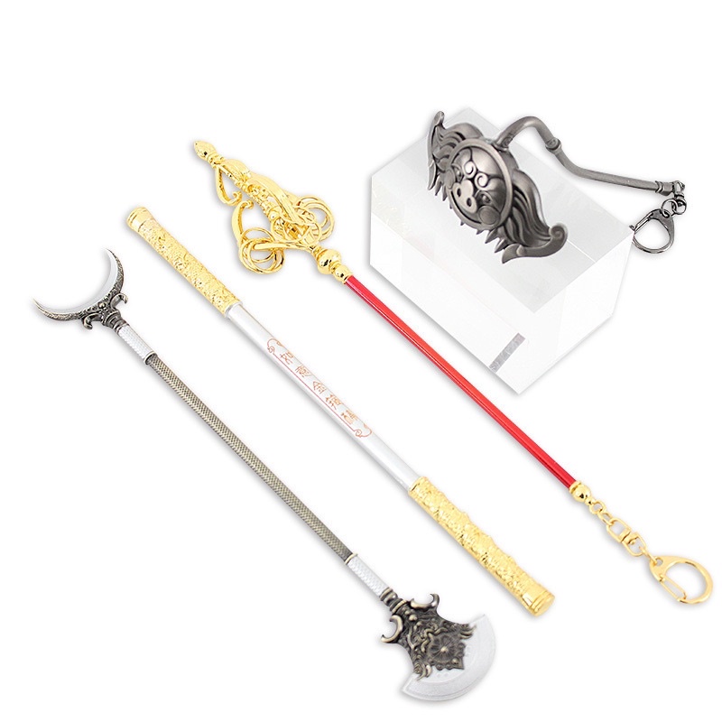 Mô hình VK Của 4 Thầy Trò Đường Tăng trong Tây Du Ký Hàng Cao Cấp Dài 22cm Kim Loại Mô hình trưng bày trang trí