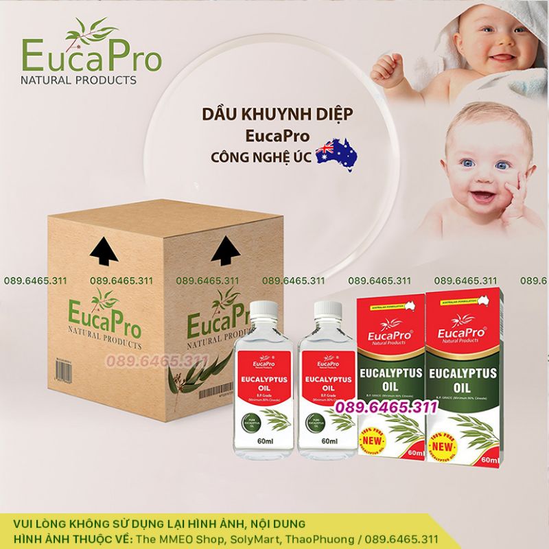 Dầu Khuynh Diệp EucaPro / Euky Bear (Hàng Úc) 60 ml