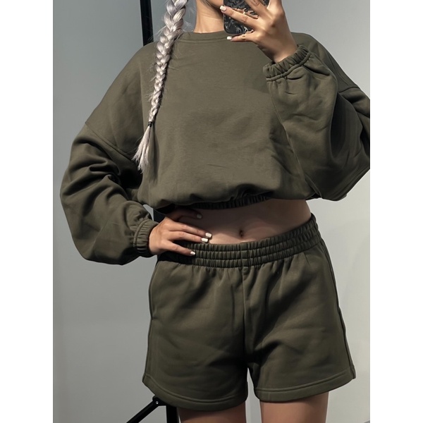 Set Quần Short + Áo Croptop