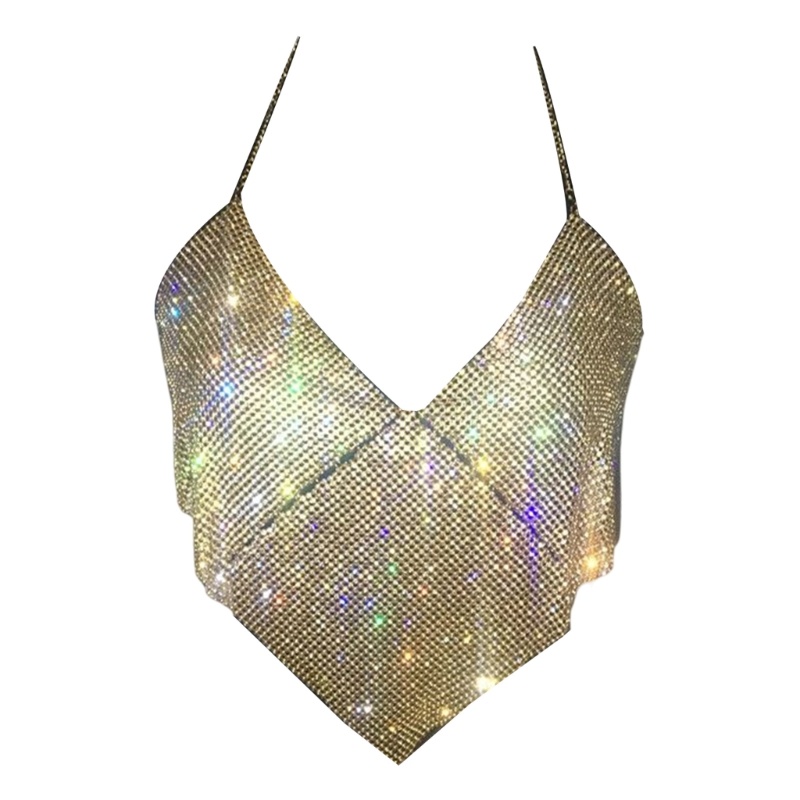 Áo Ngực Dạng Dây Xích Đính Đá Lấp Lánh Quyến Rũ Cho Nữ