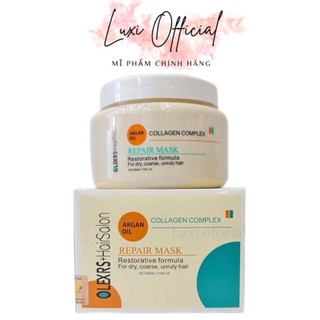 Kem hấp ủ phục hồi tóc olexrs argan oil collagen complex 500ml