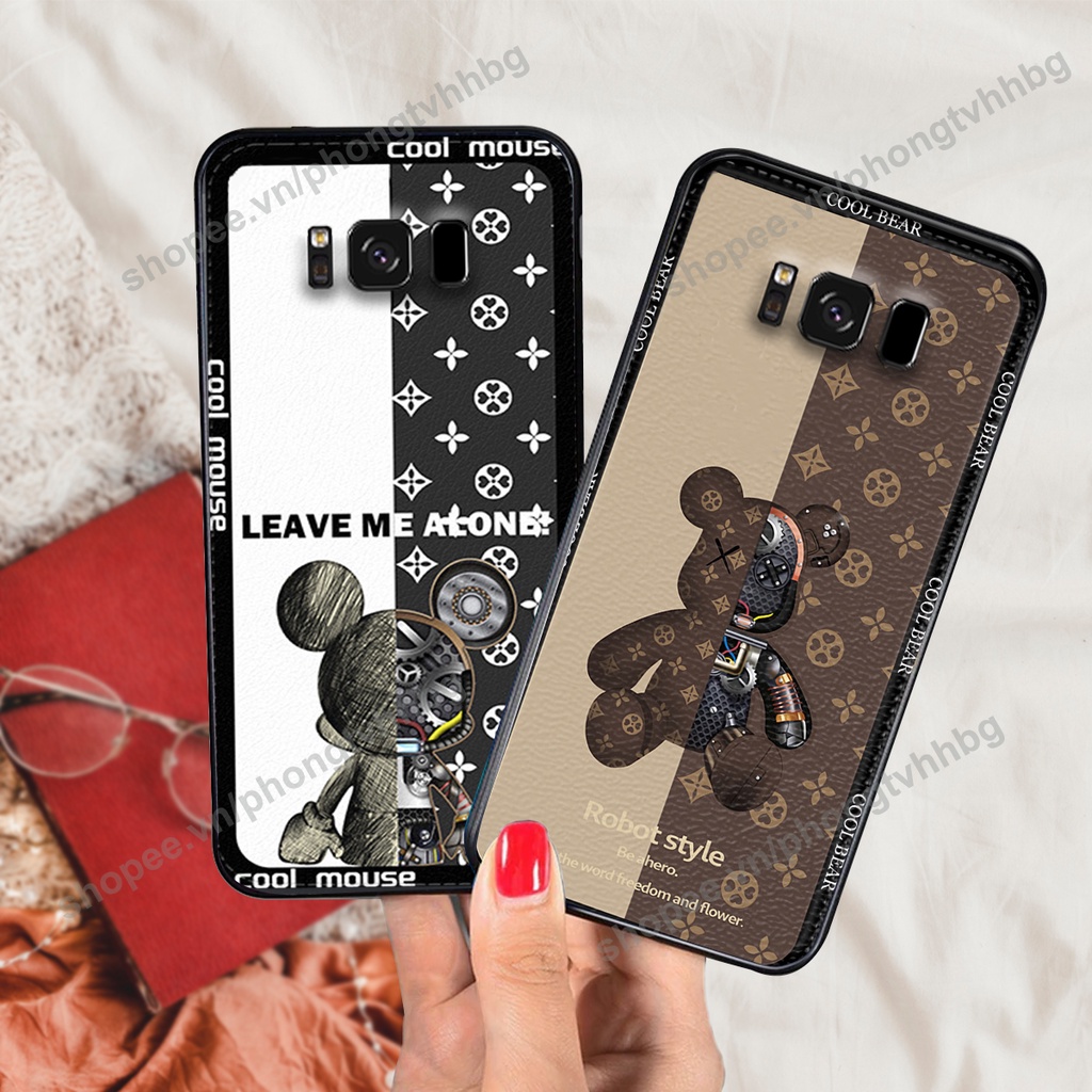 Ốp lưng Samsung S8 / S8 Plus / S8+ BEARBRICK, KAWS ngầu cute siêu bền