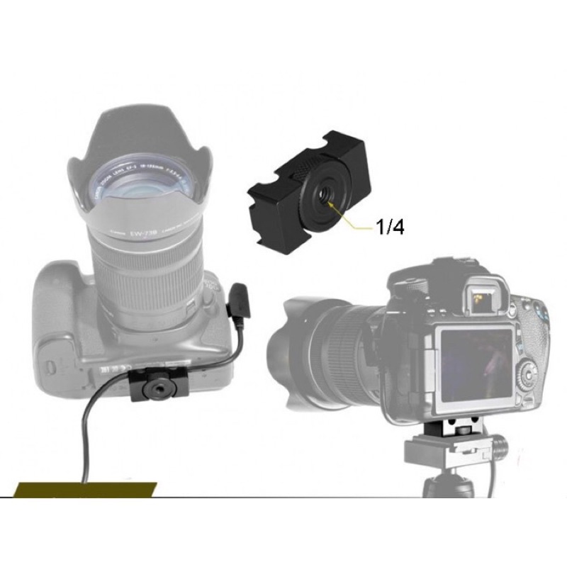 Đế giữ dây usb-tether cho máy ảnh