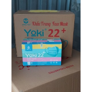 1 thùng 300 cái khẩu trang yoki 22+