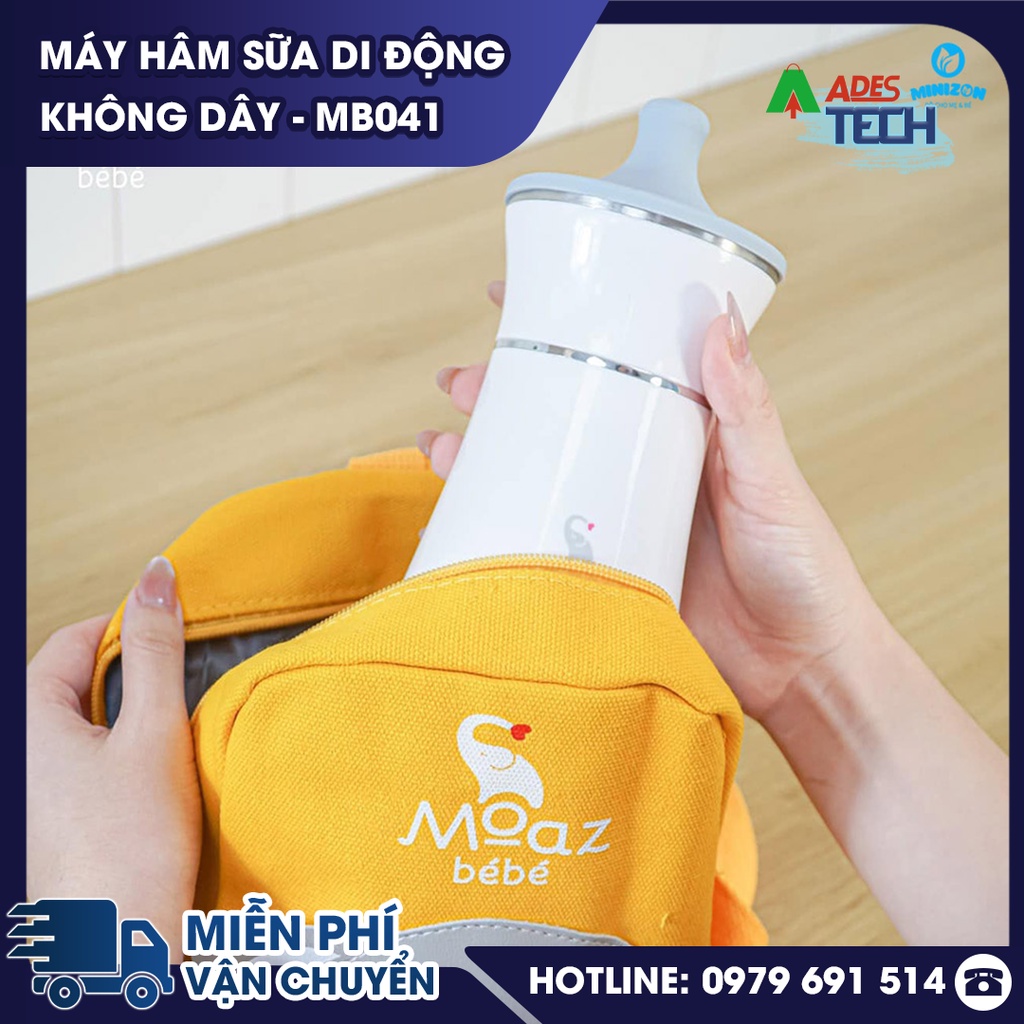 MÁY HÂM SỮA DI ĐỘNG KHÔNG DÂY - MB041 - Bảo hành chính hãng