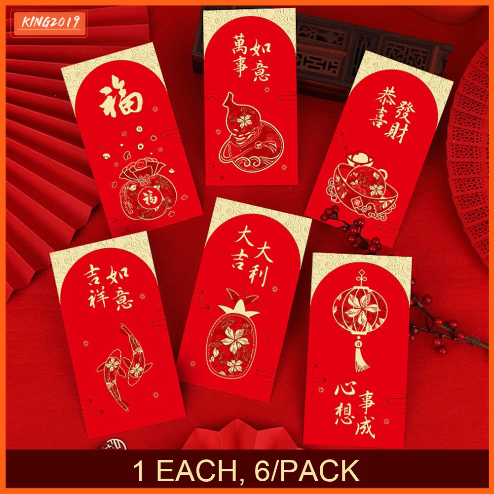 2023 Mão Đỏ Gói Tin Tiền May Mắn Ốp Lưng Đỏ Sáng Tạo Trung Quốc Năm Mới hongbao