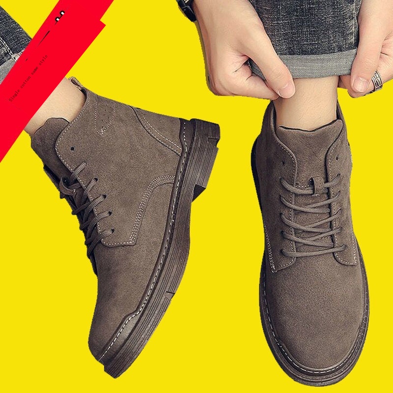 Giày Bốt Martin Chống Trượt Thời Trang Mùa Thu Cho Nam