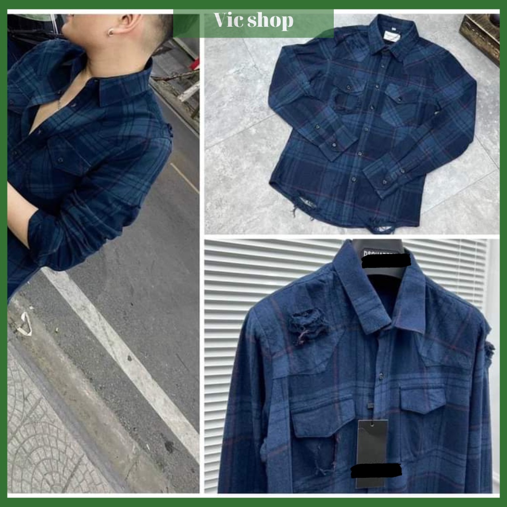 Áo sơ mi nam tay dài SM1122-014 quảng châu, thấm hút mồ hôi tốt, họa tiết kẻ, dáng body, không xù